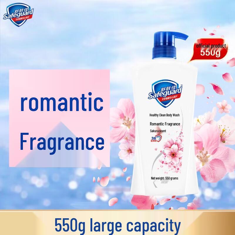 Safeguard Romantic Cherry Blossom Moisturizing Body Wash, 550g