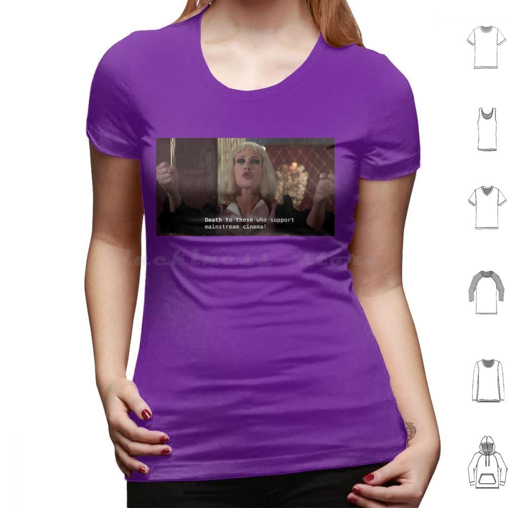 Death To Those Who Support Mainstream Cinema T Shirt Big Size 100 Cotton Cecil B Demented Cecil B Demented John Waters John