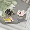 Broche Chaton de Dessin Animé: Badge en forme de goutte d'huile pour chat mignon pour chemises