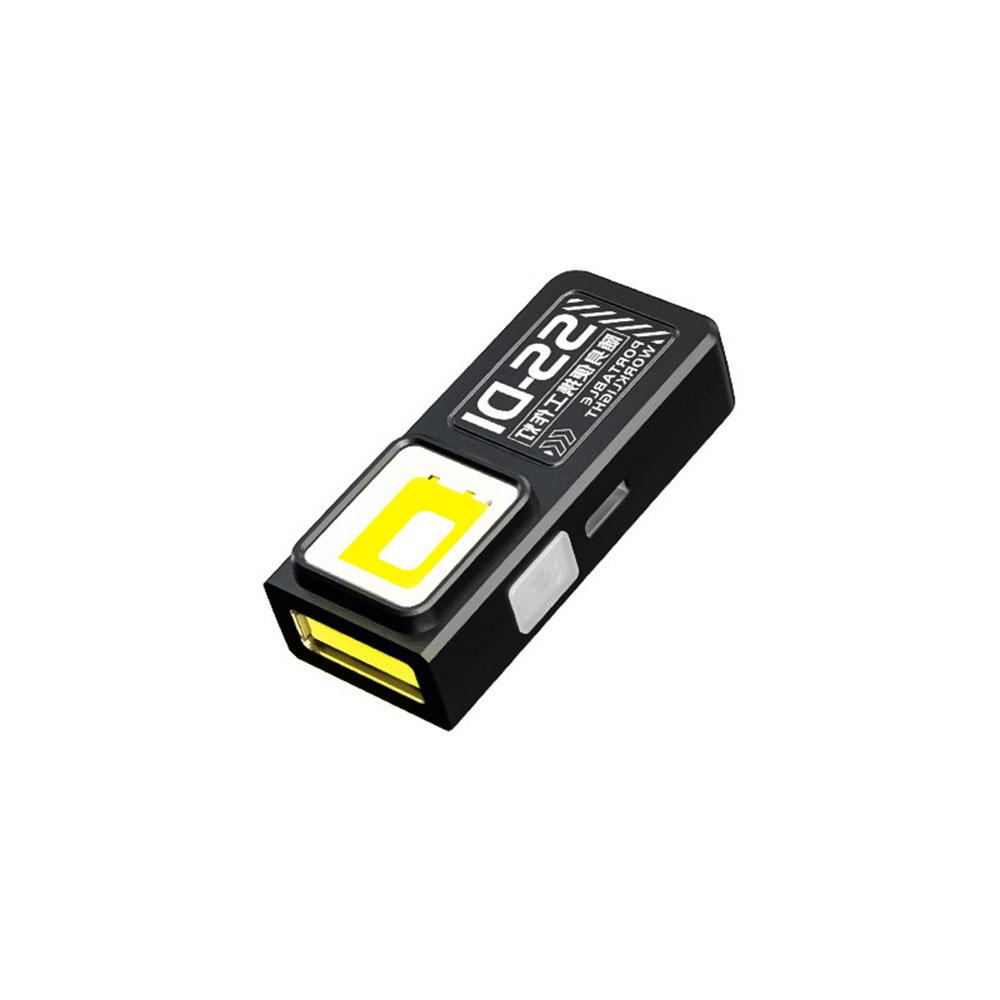 LED Mini Flashlight USB Rechargeable COB Flashlight With Magnet Pocket Lantern Flood Work Light Emergency Handheld Torch