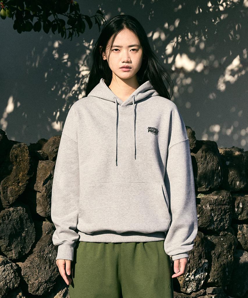 Transition Pigment Oversized Hoodie Mht128-Z [Gray]