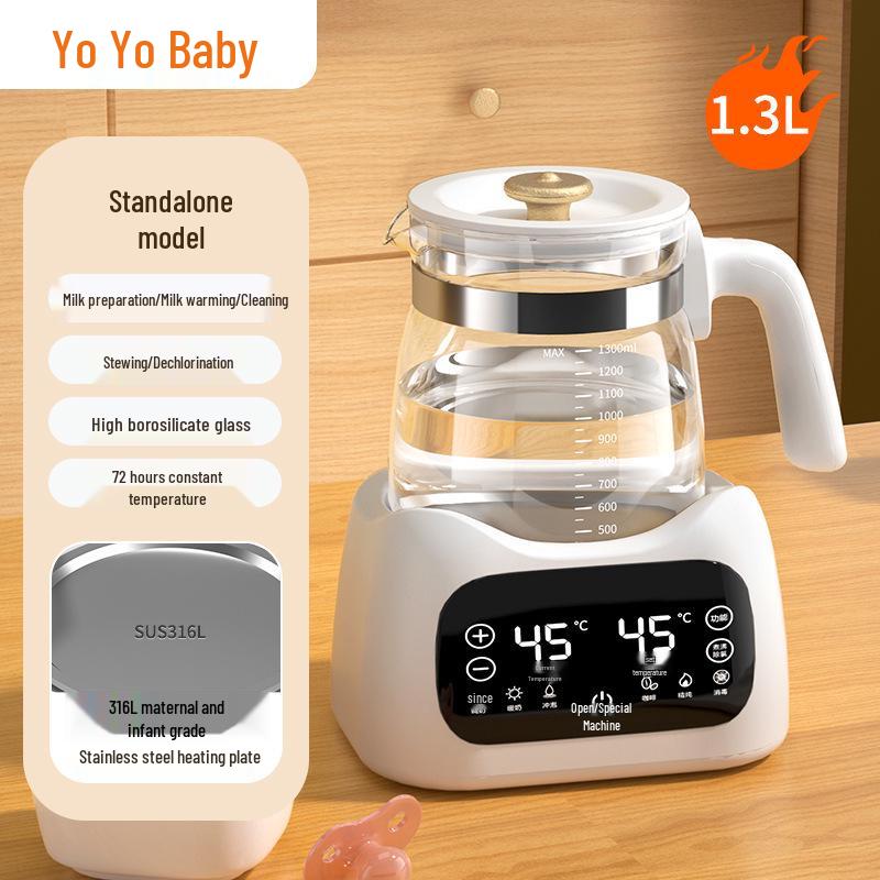 New Model Electric Kettle: Constant Temp Glass Tea Maker & Insulated Kettle