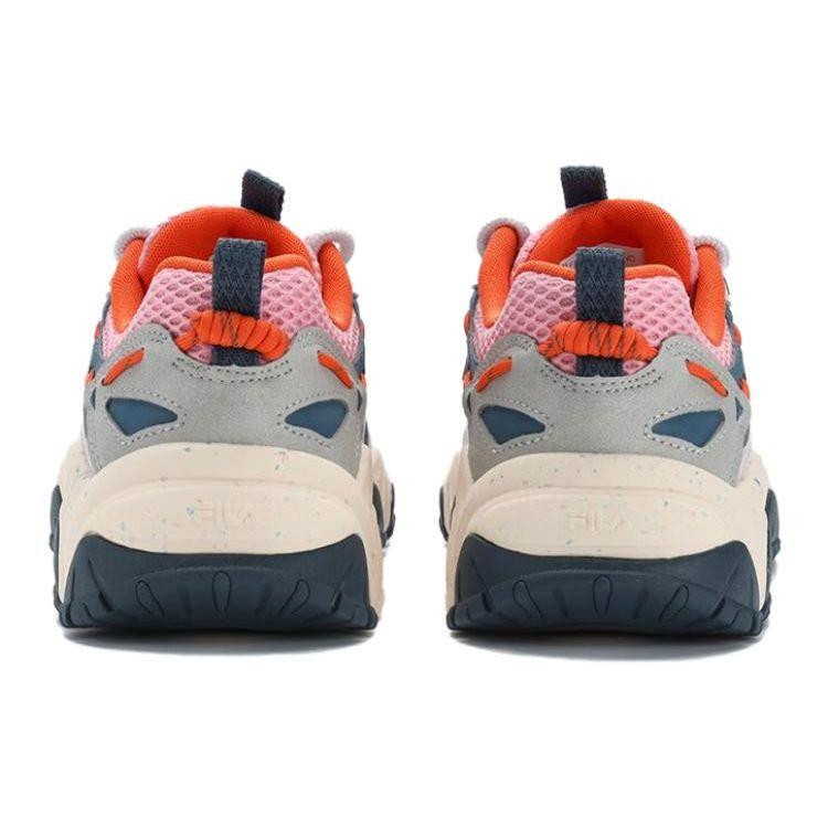 Fila Cat Paw 4.0 Fabric Synthetic Leather Fresh Trendy Low-Top Casual Shoes Women sneaker Gray Beige F12W322107FND