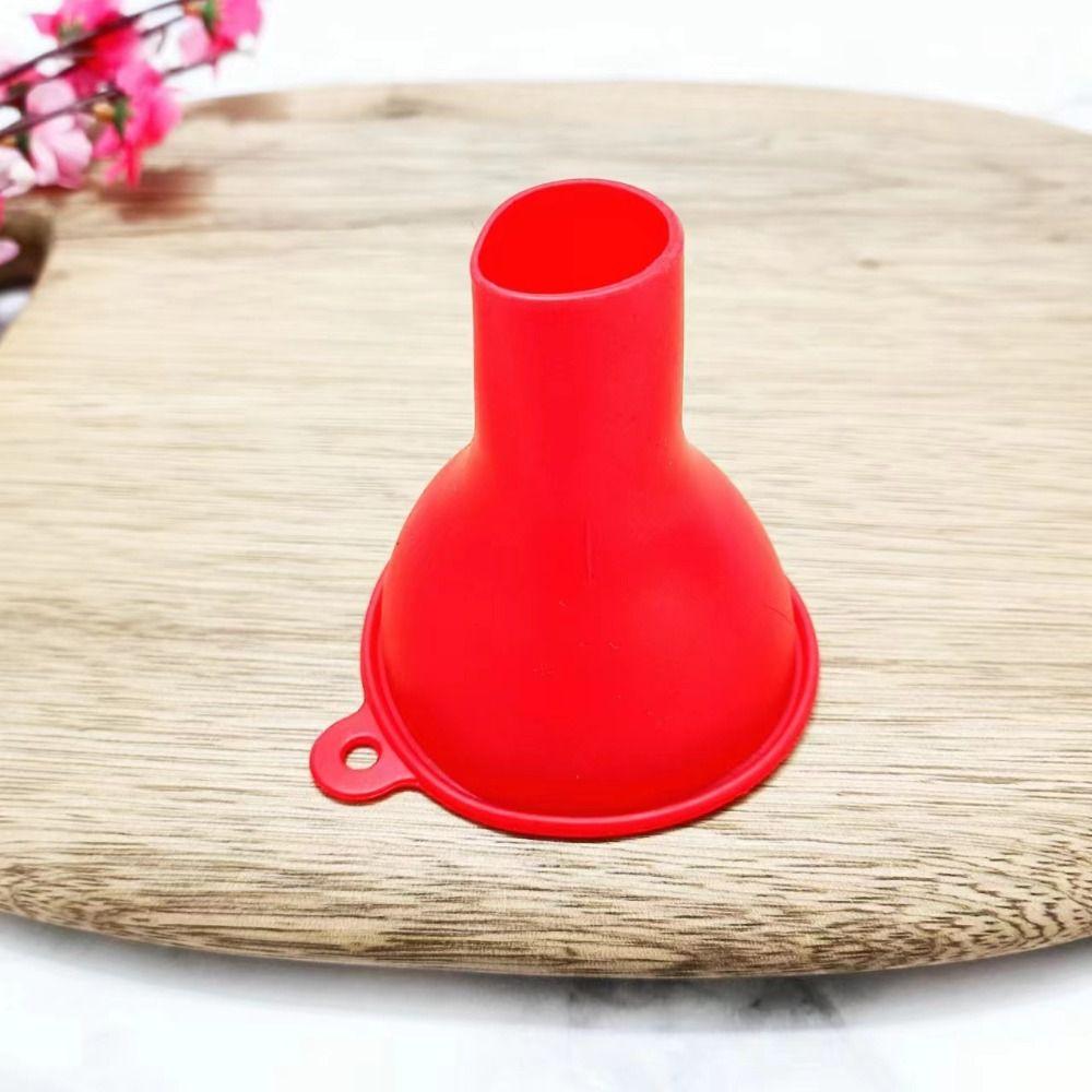 Oil Flour Beans Kitchen Tool Large Diameter Silicone Funnel Funnel Tool Filling Funnel Jam Funnel