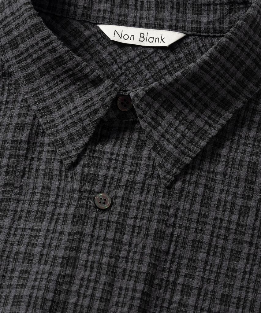 NONBLANK Blended Check Ls Shirt_Grey