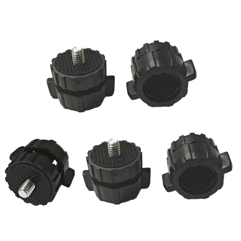 Easy Installation Ball Head Adapters for Cameras 17mm to 1/4 Thread Mount For Multiple Brands Construction