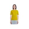 Nike Sportswear Embroidered Logo Casual Fashion Running Breathable Knitted Crew Neck Short Sleeve T-Shirt Women T-Shirt Egg-Yellow DA3190-311