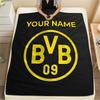 Custom Name,BVB Printed Flannel Blanket, Soft Throw for Bedroom Sofa, Washable, Christmas Present, Great Gift.