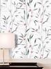 Vinyl Floral Leaf Peel and Stick Wallpaper Self Adhesive Contact Paper Removable Waterproof Wallpaper For Furniture Renovation