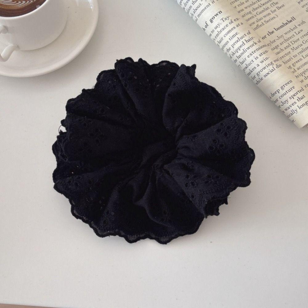 Flower Shape Elastic Hair Bands Hair Tie Exaggerated Hair Rope  Ladies