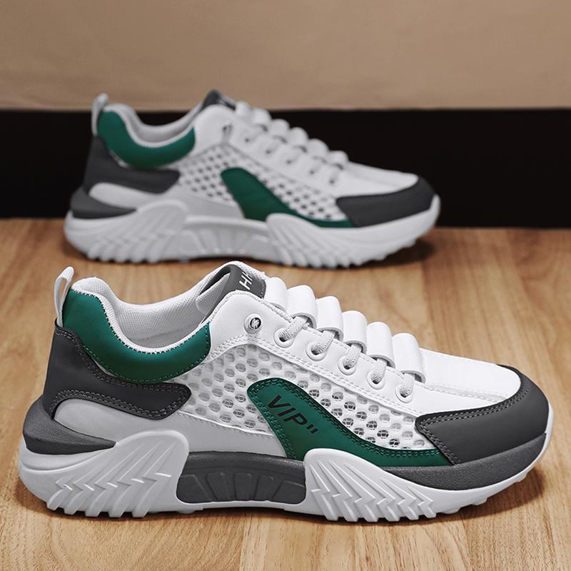 Summer Men Shoes 2025 New Men Casual Shoes Quality Fashion Breathable Mesh Designer Luxurious Flat Outdoor Man Casual Sneakers