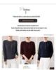 Mom's New Spring Style: Elegant Long-Sleeve Knit Top for Middle-Aged Women