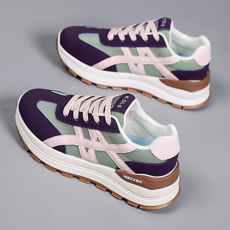 2025 new autumn heightening dad shoes women's breathable running platform Forrest Gump shoes versatile casual women's sports shoes