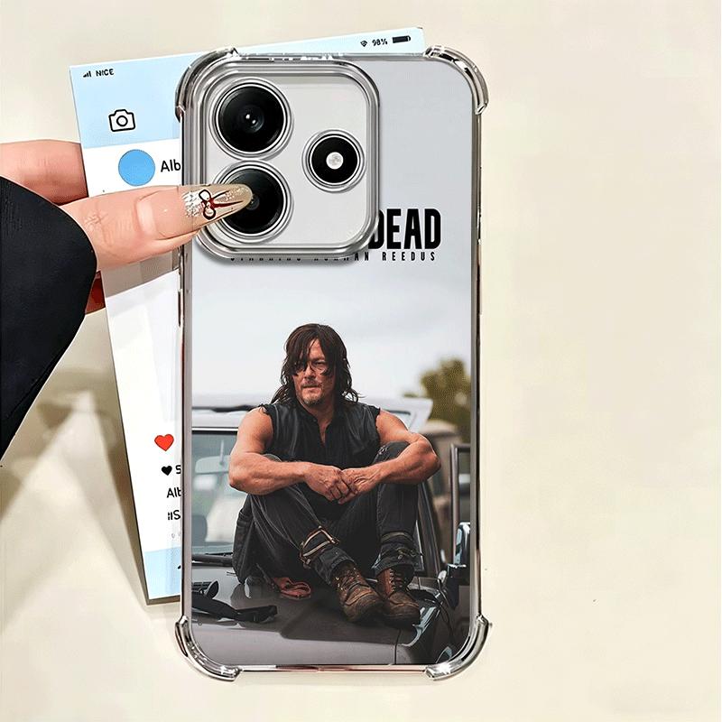 

The Walking Dead Daryl Dixon Soft Phone Case For Xiaomi Poco X7 X8 Pro Max X6 X5 X3 F8 Ultra F7 M8 M7 M5S Redmi 15C 15A 15 14C 1 Xiaomi Poco X5 Pro