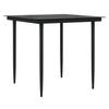 Garden Dining Set with Cushions 3 Pcs Beige Poly Rattan