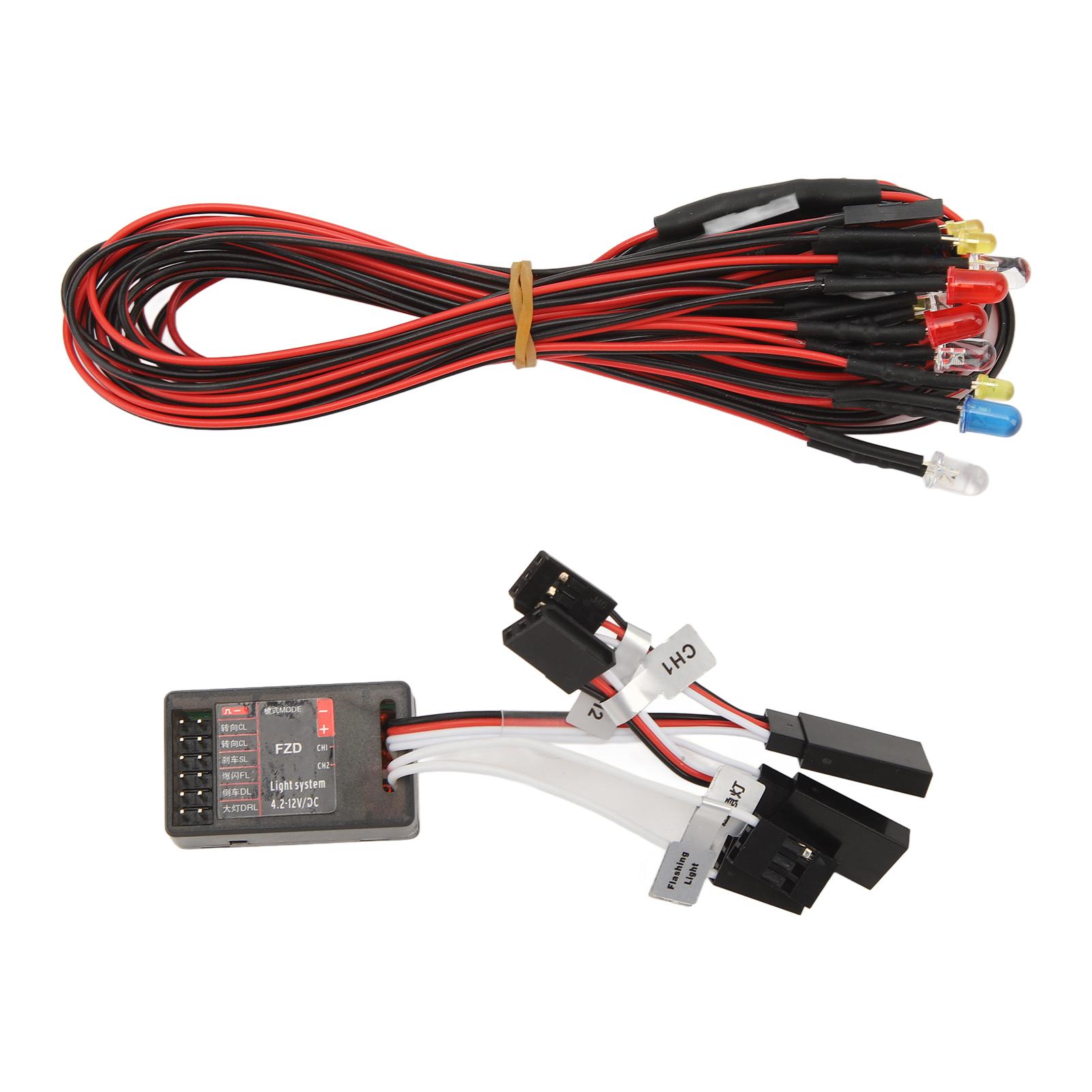 

12 LED Simulation Lights 12 LED Flashing Light System for Remote Control Cars Spare Parts