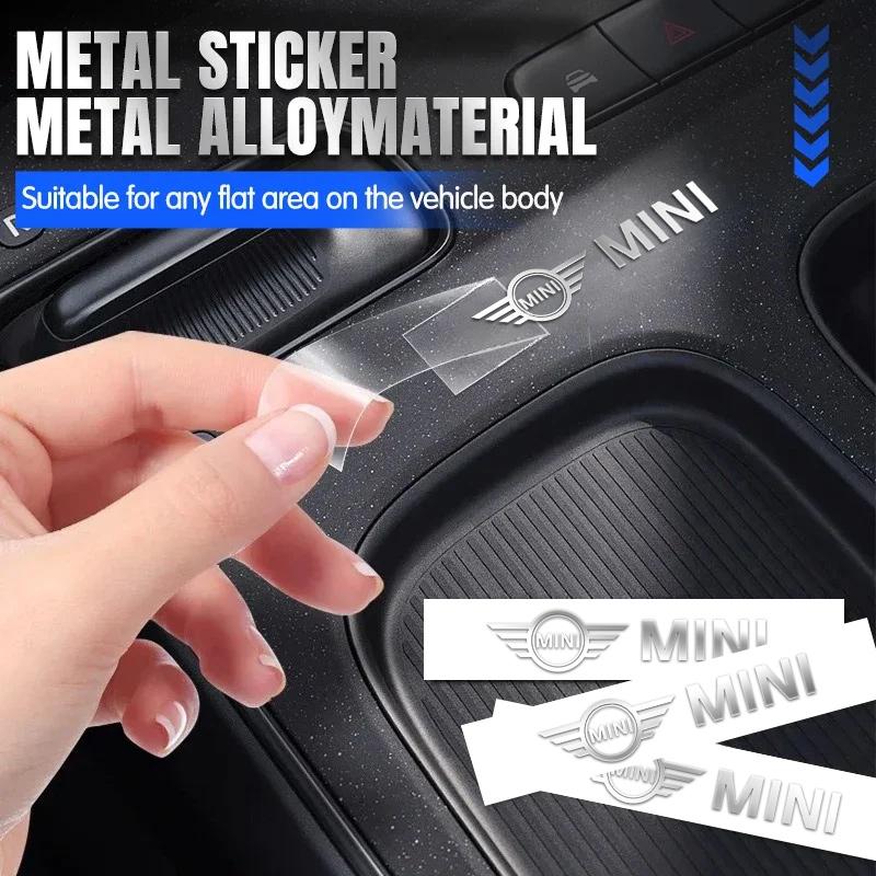 Fashion Car metal creative Waterproof Dirt-proof Stickers Accessories For BMW Mini Cooper One JCW F54 F55 F56 F57 F60 R50 R52