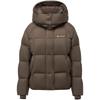 Tanboer Women's Short Puffer Down Jacket with Detachable Hood