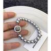 Style Highend French Geometric Pearl Bracelet For Women Chic And Sophisticated