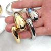 Women's Smooth Adjustable Alloy Open Bracelet - Colorfast Electroplated Design