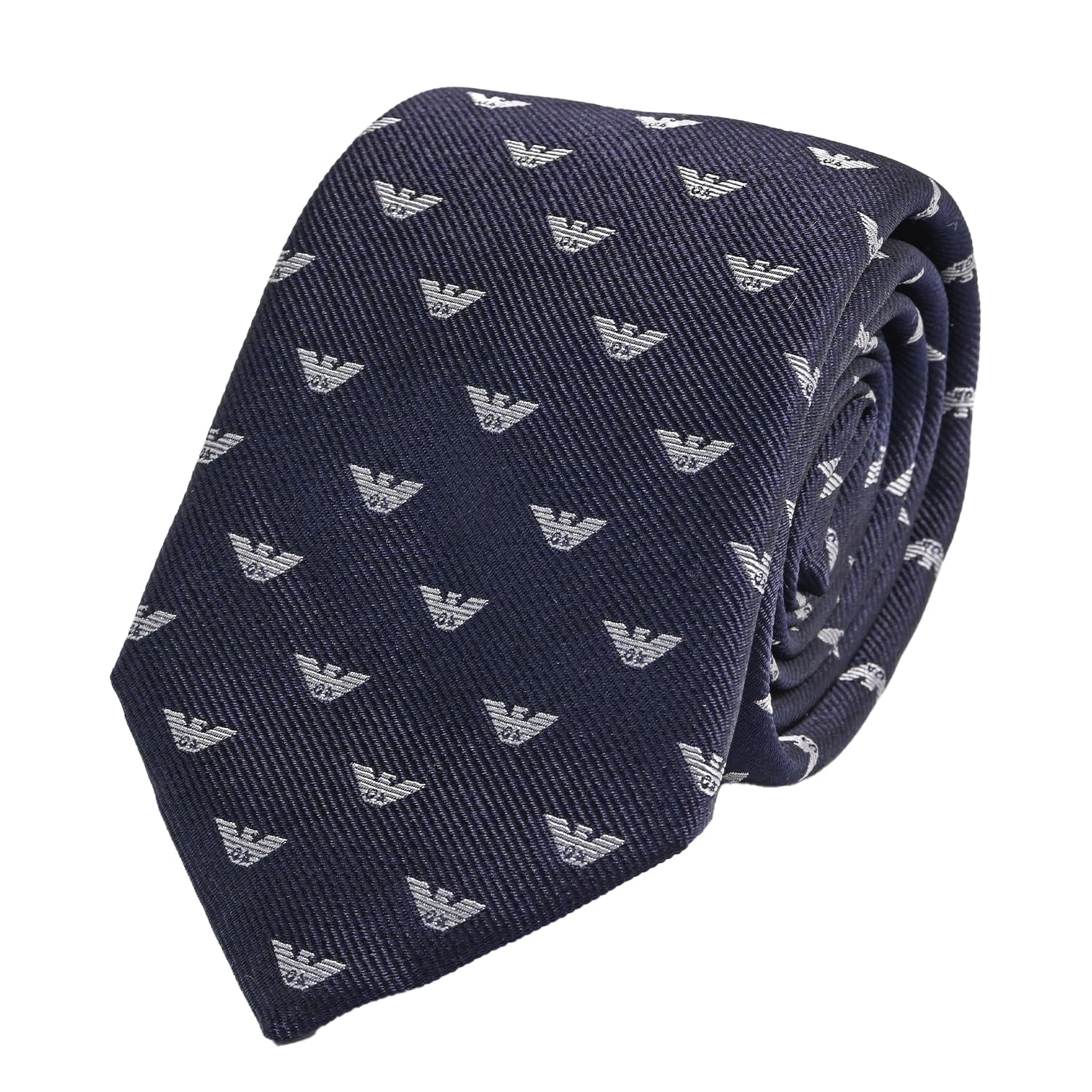 

Галстук мужской Emporio Armani Eagle Blue Сделано в 340075 3R616 00035, Ширина 7,5 см, 100% шелк, Логотип, Темно-синий, Италия, [Б/у]