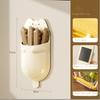 Magnetic Long Strip Cat Sealing Clip, Refrigerator Food Sealer Snack Bag Clip Household Seasoning Bag Clips