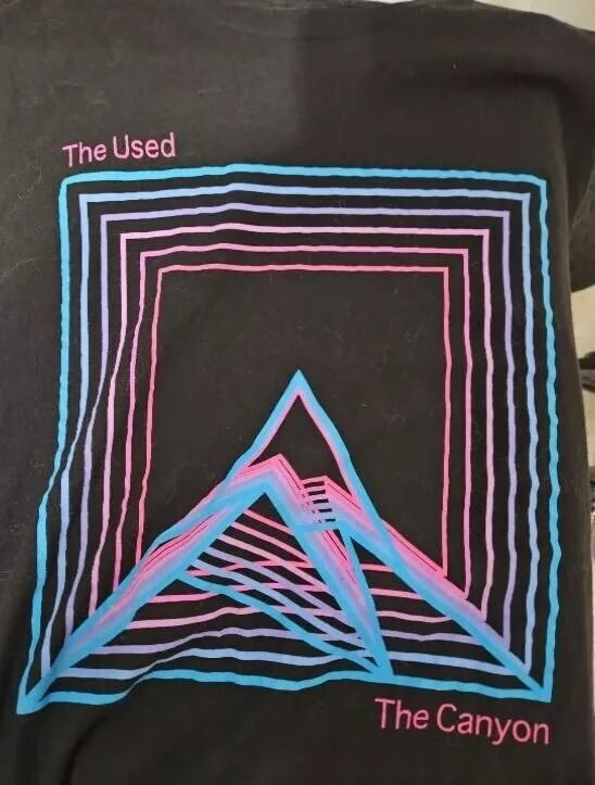 The Used Band The Canyon 90 s Black Unisex Men Women  S-5XL Unisex T-Shirt S