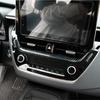 For Toyota Corolla -2024 Dashboard center Air Vent Trim Carbon fiber 1pcs