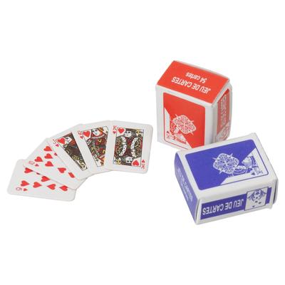 Prendre Mini Playing Cards, Set of 2, Small Miniature Decorations, Dollhouse Games, Playing Cards, Cute Party Supplies, Fun Accessories (15mm X 10mm)