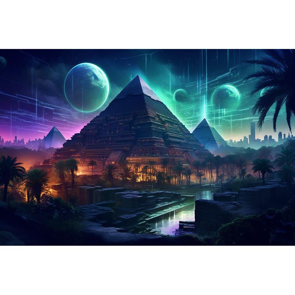 Egypt Pyramid Tapestry UV 75x100