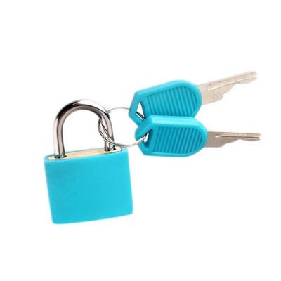 2Set Mini Padlocks Set Luggage Locks with 2 Keys Waterproof Safely Padlock for Backpacks Computer Bags Gym Locker Tool Box Diary Key Lock