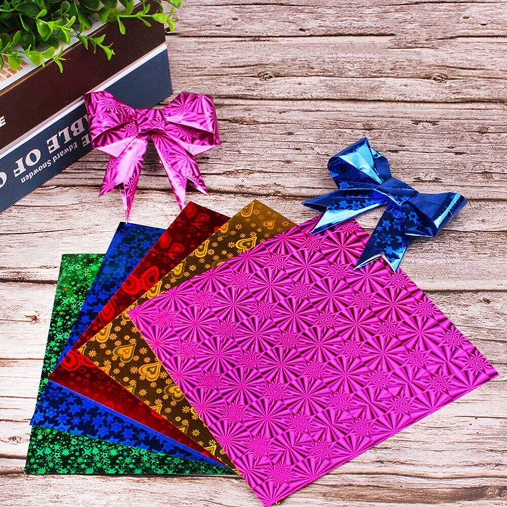 50 Stück Mehrfarbiges Quadratisches Origami-Papier DIY Handgemachtes Kartonpapier Faltpapier Papierschnitte