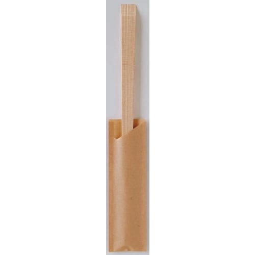 Kindai Unbleached Hakama Chopstick Wrapping Bags, 500 count, Paper Chopstick Wrapping Bags for Disposable Chopsticks