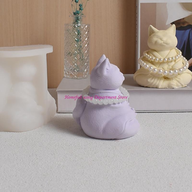 

Animal Cats Statue Silicone Molds for Candle Soap Making Animal Silicone Molds for Epoxy Resin China Mainland