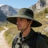 Bucket Hat Breathable Mesh Fabric Wide Brim Adjustable Fit UV Protection Hat Outdoor Activities Foldable Sun