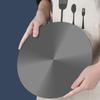 Round Aluminum Heat Conduction Plate Quick Defrosting Tray for Gas Stove Folding Design 6mm Thickness Ideal for Cooking