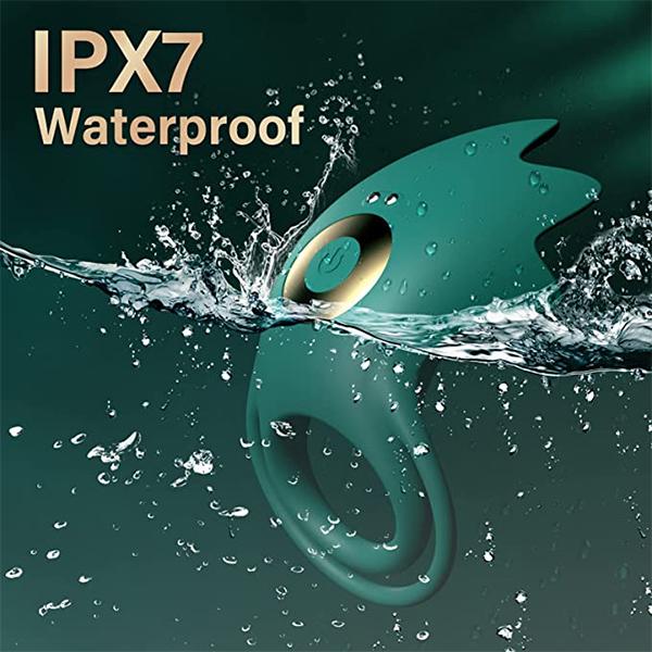 Vibrating Ring, Ring Vibrator with 10 Vibration Patterns, Silicone Adult Sex Toys, Female Couple G-spot Clitoral Vibrator, Adult Sex Toys
