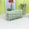 Lattice Case Pencil Cosmetic Bag With Soft Fabric High Storage Gift Capacity