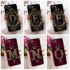 For Oppo F9 F9Pro Cover For Realme U1 Case Transparent Luxury Crown A-Z Letters 2D Flat Pattern Soft Phone Case For Oppo F9 Pro