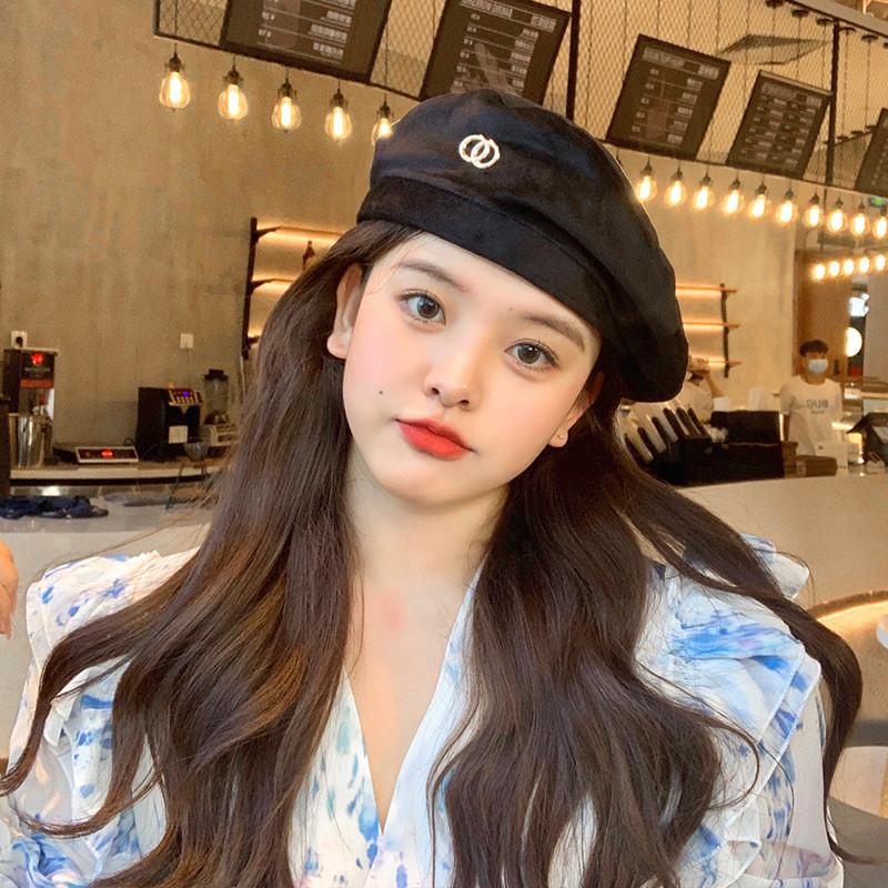 Womens New 2021 Beret Sweet Cute Cotton Adjustable Trendy Chic And