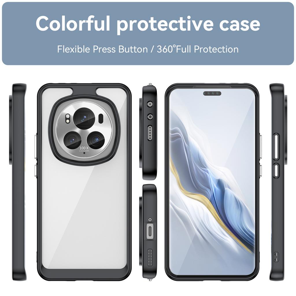 For Honor Magic6 Pro 5G TPU+Acrylic Case Transparent Back Phone Cover