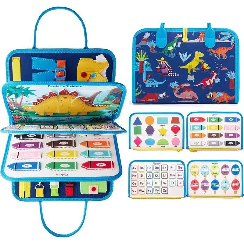 

1 шт. Детская ранняя школьная сумка из фетра, развивающая доска, развивающие игрушки для детей, обучающая доска из фетра