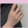 Fashionable Adjustable 925 Silver Ring For Women With Modern Geometric Design And Cool Elements