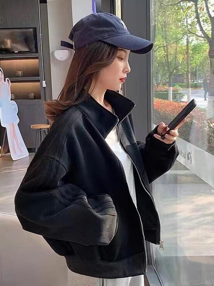 

Женский спортивный кардиган приталенного кроя - Коллекция Весна/Осень 2024 Large чёрный