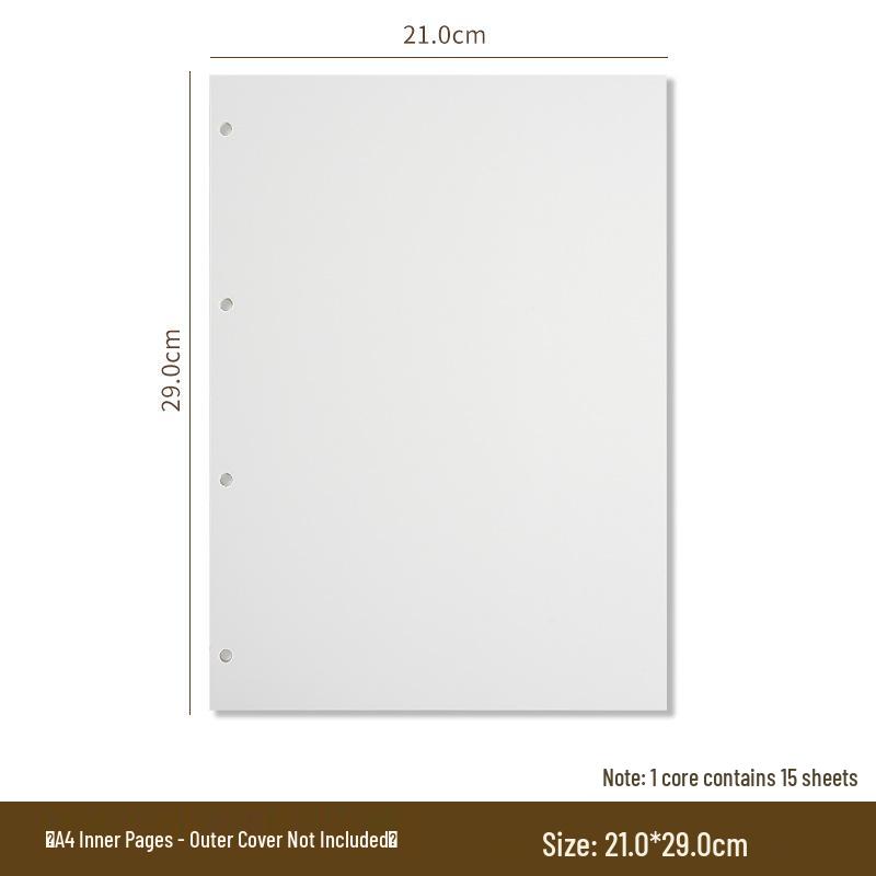 A4 Kraft Paper Cover DIY Photo Album & B5 Classmate Growth Journal