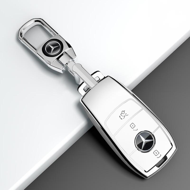 Mercedes-Benz E-Class 2016-2023 Key Cover, E260L/E300L AMG Buckle, Premium Protective Case.