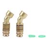 Adjustable Distance Garden Sprayer Brass Atomizers Set of 2 Pieces