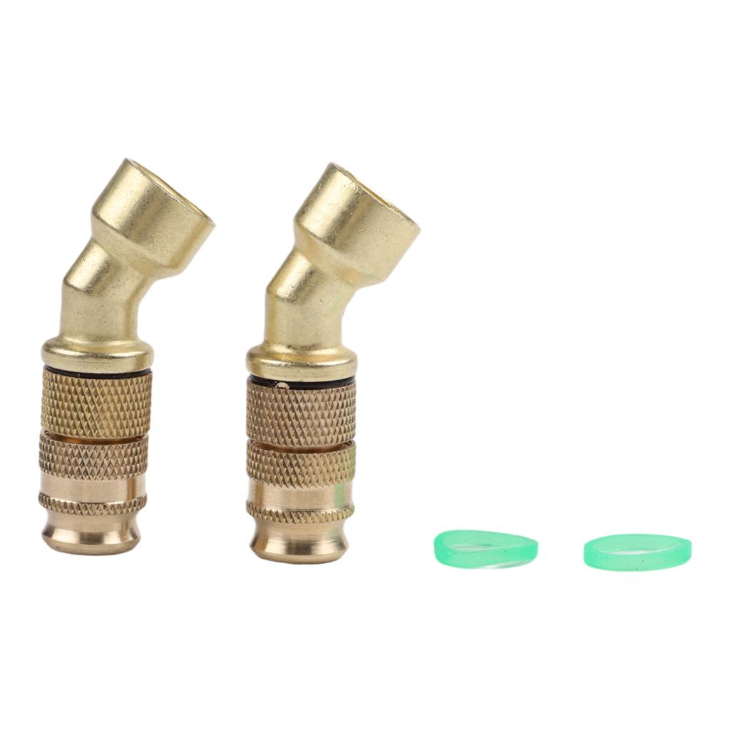 Adjustable Distance Garden Sprayer Brass Atomizers Set of 2 Pieces