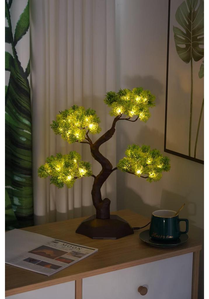 Starry Tree LED Copper Wire String Lights - Touch Switch Night Light
