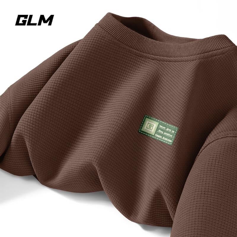 

GLM Men s Heavyweight Waffle Knit Crewneck Sweatshirt 2XL